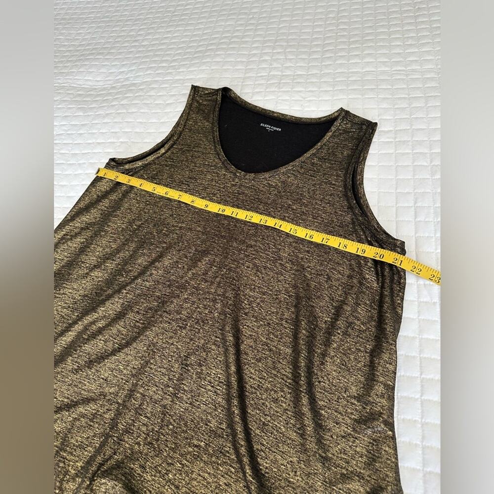 Eileen Fisher Metallic Gold Tank Top, size large - Picture 7 of 10